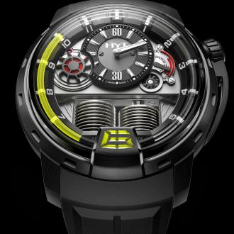 HYT 148-DL-21-GF-RU-YS H1 Diamond dome chrysoberyl Replica watch